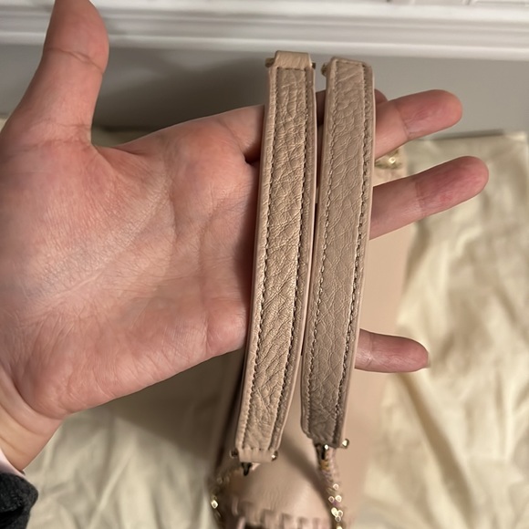 SOLD-Authentic brand new with tag Tory Burch pale pink messenger bag - Picture 9 of 13